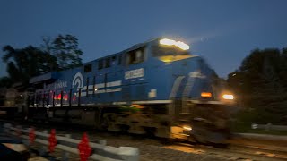 NS 8098 and 8025 duo in Elkhart Indiana [upl. by Nashom]