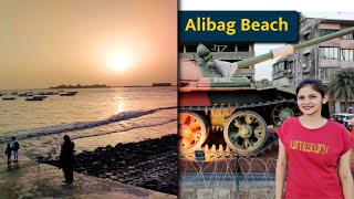 Alibag Beach  Kulaba Fort  Evening  Sunset  T55 Tank  Detailed Video  Water Sports  Explore [upl. by Nirihs]