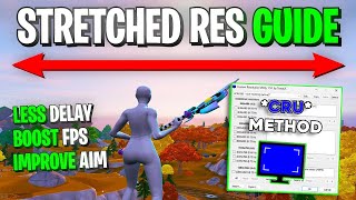 How to Get Stretched Resolution in Fortnite’s New Season ✅ 0 Delay Method [upl. by Dduj669]