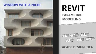 Revit Adaptive Parametric Design Tutorial FACADE Design Idea [upl. by Etnovad]