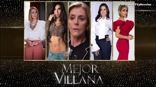 Nominados a Mejor Villana Premios TVyNovelas México 2018 [upl. by Iruy]