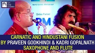 Kadri Gopalnath  Pravin Godkhindi  Raag Abheri  Saxophone Flute Duet  Hindustani Carnatic Music [upl. by Irabaj]