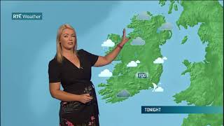 Latest RTE Weather forecast from Helen Curran [upl. by Auqcinahs]