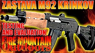 Zastava PAP M92 Krinkov with SB47 from Century Arms  Review and Demonstration [upl. by Gilly183]