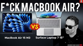 Surface Laptop 7 vs MacBook Air M3  GAME OVER [upl. by Godliman]