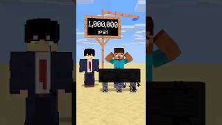 HELP Herobrine To Power Up Break Heavier And Heavier Bedrock friendship shorts trending anime [upl. by Gardie]