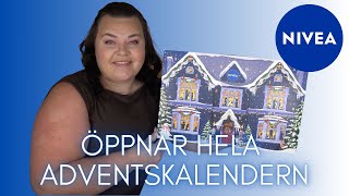 ÖPPNAR NIVEA ADVENTSKALENDER 2024 [upl. by Erika]