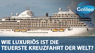 Urlaub für 180000 USDollar Wie luxuriös ist die teuerste Kreuzfahrt der Welt [upl. by Obara744]