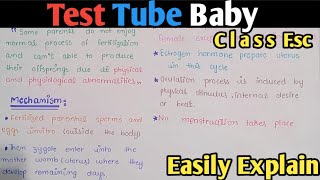 Test Tube Baby Process  Oestrous Cycle  Class 12  Urdu  Hindi [upl. by Manthei300]