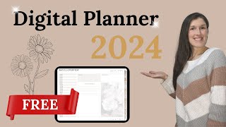 2024 FREE Digital Planner for Goodnotes [upl. by Anilec]