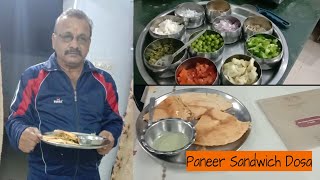 Grandpa Makes the Best Dosa in Town I Paneer Sandwish Dosa I Innovative Dosa Recipe I Must Try [upl. by Branscum811]