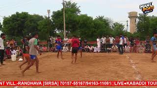 RANDHAWA KABADDI TOURNAMENT 2100011000  DAYNIGHT MATCH  kabaddi kabaddilive kabaddi365 [upl. by Elbart]