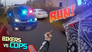 BIKERS VS COPS  Motorcycle Police Chase  Best Compilation 2024 [upl. by Odelia]