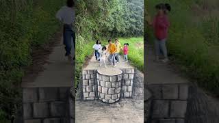 Street Art Illusions That Leap Off Ground 🎨✨IllusionArt art drawing illusionvideo shortvideo [upl. by Adner]