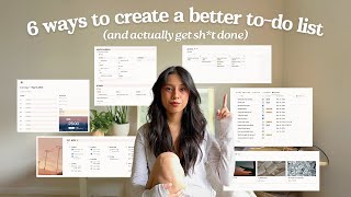 6 ways to create better todo lists in notion 📝✨ with due dates calendars progress bars  more [upl. by Junius]