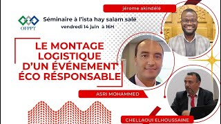 Le montage logistique d un événement ecoresponsable [upl. by Ihsakat]