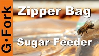 Zipper Bag Bee Feeder  Beekeeping 101  GardenFork [upl. by Leslee]