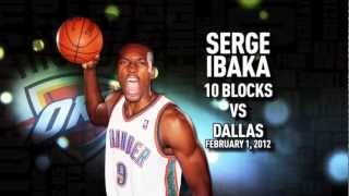 Serge Ibaka 10 Blocks RollIn [upl. by Nassah]