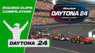 Daytona 24  iRacing Clips Compilation [upl. by Azmah]