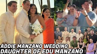 KASAL NG KAPATID Ni LUIS MANZANO  DAUGHTER OF EDU MANZANO amp RINA SAMSON  ADDIE MANZANO WEDDING [upl. by Jennee]