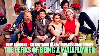 Joey Ramone  Christmas Baby Please Come Home Lyric video • The Perks Of Being a Wallflower • [upl. by Shanney920]