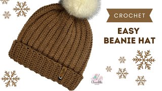 How to Crochet a Chunky Hat That Looks Knitted – Easy Tutorial [upl. by Boutis296]