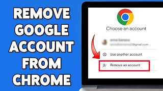 How To Remove Google Account From Chrome Desktop 2024  Chrome Account Management Guide [upl. by Teerprah]