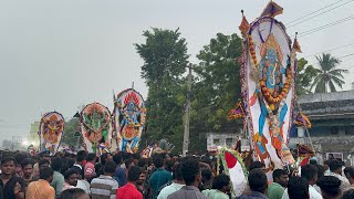 Grand entry of kaali maa in MachilipatnamDay1 of Dasara starts from here… machilipatnam dussehra [upl. by Galen]