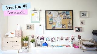 Room tour 1  Mon bureau [upl. by Nauqad]