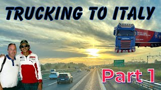 Italy Part 1  European Trucking [upl. by Anaujit]