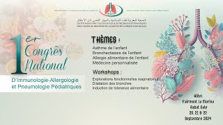 1ere Journée Nationale D’ImmunologieAllergologie et Pneumologie Pédiatriques [upl. by Yzeerb]