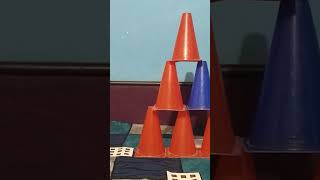 Cones drill line length 👍👍🥎🥎🥎 subscribe cricketlover [upl. by Adnaw]