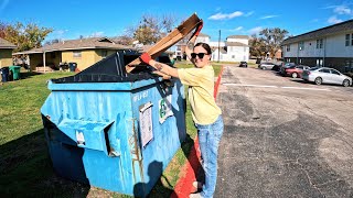 We Had Fun Dumpster Diving at Apartments [upl. by Bowles]