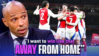 Thierry Henry questions Arsenals statement win vs PSG  UCL Today  CBS Sports Golazo [upl. by Ahsiner]