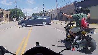 Stupid Crazy amp Angry People Vs Bikers   Bad Drivers Caught On Go Pro Ep123 [upl. by Mozes]