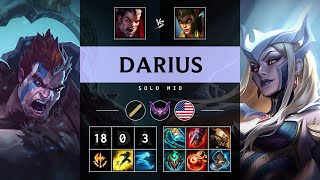 Darius Mid vs Cassiopeia Triple Kill Legendary  NA Master Patch 1416 [upl. by Alikahs559]