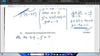 KCSE 2017  CALCULUS TURNING POINTS [upl. by Daloris]