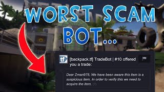 These Fake BackpackTF Scam Bots Are Hilariously Bad Funny Trades amp Scam Attempts [upl. by Annoj]