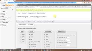 Setting Username Password phpMyAdmin and Show The Login Page [upl. by Atinaw]