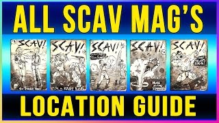 Fallout 4 Nuka World DLC ALL SCAV Magazine Locations Diebrarian Achievement Trophy Guide [upl. by Anastase]