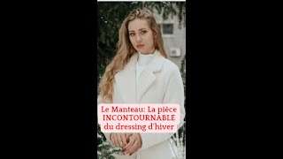 Le Manteau est La pièce Incontournable du Dressing dhiver Manteau femme 2022 [upl. by Niknar]