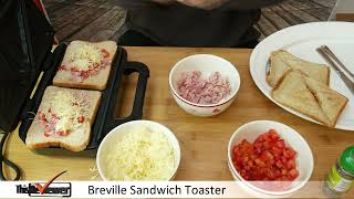 Trying out the Sandwich Toaster  deep fill and filled yummy sandwiches [upl. by Widera23]