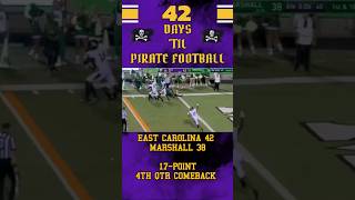 42 DAYS TIL PIRATE FOOTBALL ecupirates eastcarolina purplehaze collegefootball ecufootball [upl. by Parker271]