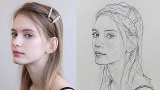 learn how to draw portraits with loomis method like a pro [upl. by Floeter]