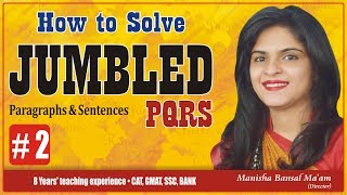 Sentence Rearrangement PQRS best tips and tricks video to solve by Manisha Bansal Maam Part 2 [upl. by Erbas426]