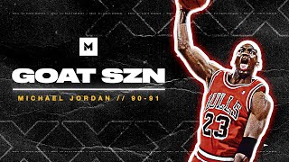 Michael Jordan 9091 Season Highlights  Peak MJ  GOAT SZN [upl. by Stearn]