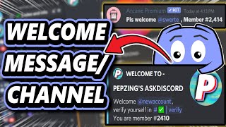 How to make a Discord Welcome Message 2021 [upl. by Ardnuaed618]