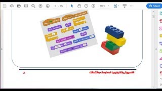 شرح منهج حاسب الى ترم تانى 2019 برنامج اسكراتش  scratch [upl. by Olivann]