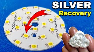 How to Silver Recovery From LED Bulb in Hindi Easy Process silver [upl. by Hildebrandt]