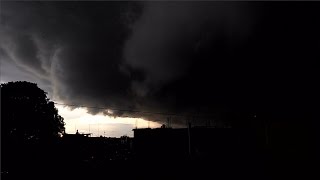 Tormenta en Chiclayo  Perú la nube negra que cubrió por completo a la ciudad  2017 [upl. by Aehtela]